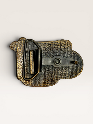 Vintage Brass Bluegrass Belt Buckle