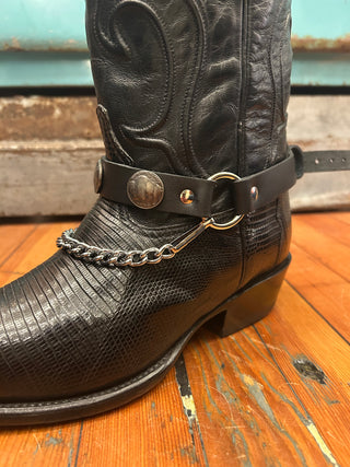 Buffalo Nickel Boot Harness Chain
