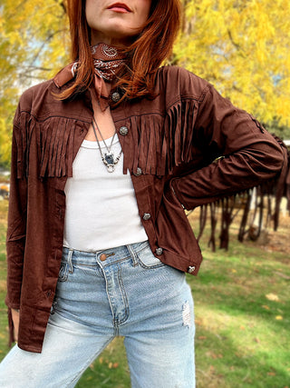 Wish You Didn't Know Fringe Shacket