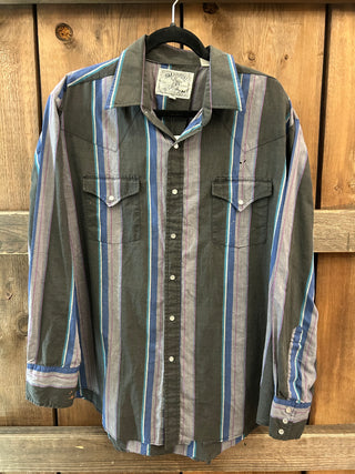 Vintage Men’s ELY Snap Up Shirt XL