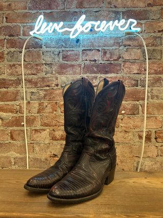 Dan Post Lizard Skin Women’s Cowboy Boots Size 10 Wide