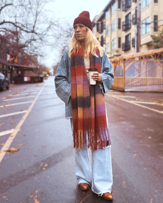 Stay Cozy Oversized Fringe Scarf
