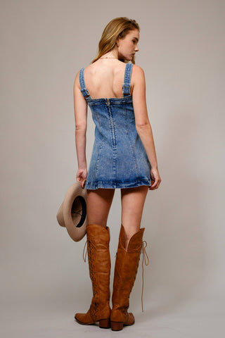 Coastal Cowgirl's Dream Denim Dress