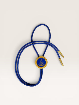 Vintage Free Mason Pendant Bolo Tie