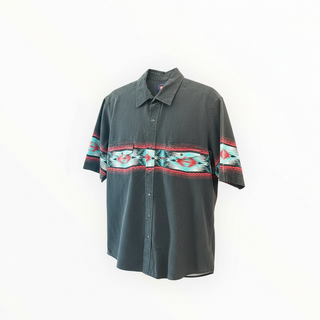 Vintage Slim PanHandle Men’s Snap Up Shirt Size Medium