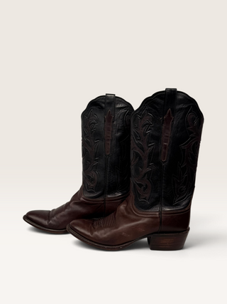 Lucchese Calf Skin Cowboy Boots W 8.5