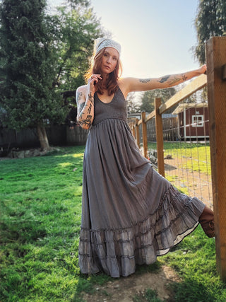 Sunday Halter Maxi Dress