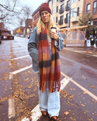 Stay Cozy Oversized Fringe Scarf