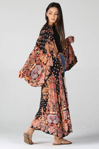 Let Go Printed Kimono
