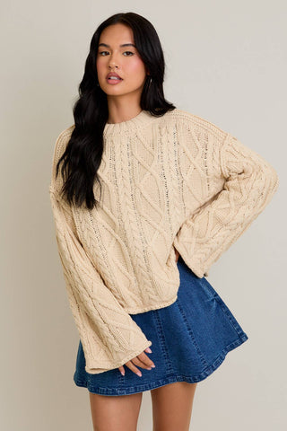 Lainey Cable Knit Sweater