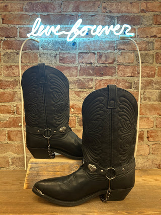 Masterson Boots Deertan Leather Women's Cowboy Boots Size 9