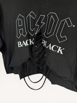 AC/DC Back in Black Cropped Chop Shop