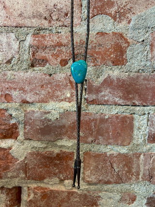 Turquoise Braided Bolo Tie