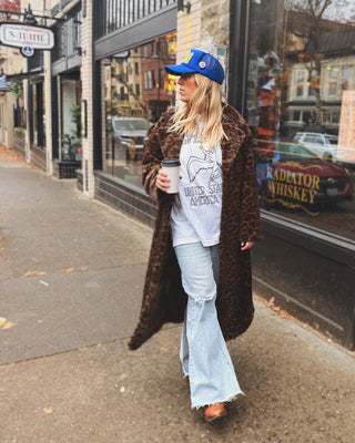 After Midnight Leopard Faux Fur Jacket