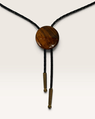 Acacia Wood Bolo Tie