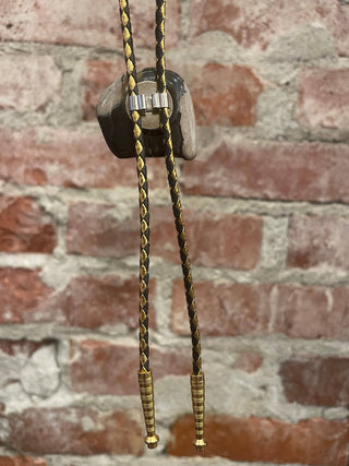 Volcanic Agate Bolo Tie