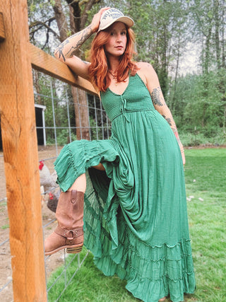 Sunday Halter Maxi Dress