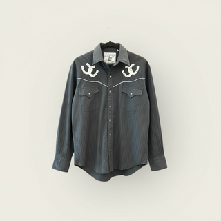 Vintage Men’s ELY1878 Snap Up Shirt L