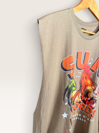 Sun Records Simple Muscle Tank Chop Shop
