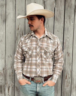 Vintage Men’s Western Wear Snap Up Shirt Size Large