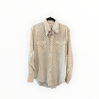 Vintage Wrangler Men’s Snap Up Shirt Size Large