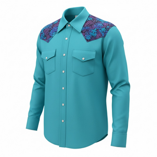 Vintage Men’s Snap Up Shirt Size Large