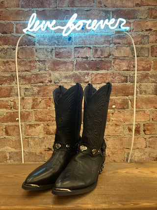 Masterson Boots Deertan Leather Women's Cowboy Boots Size 9