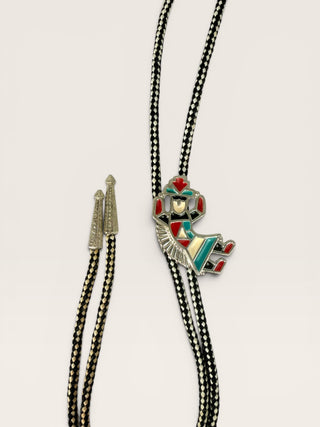 Vintage Rainbow Dancer Bolo Tie