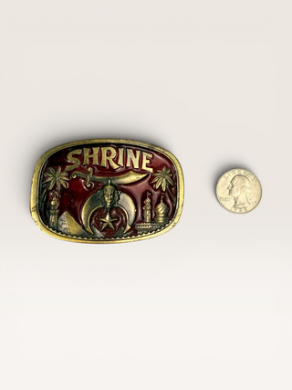 Vintage 1983 Shriners Belt Buckle