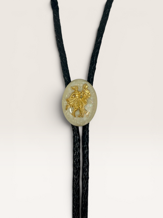 Dancing Opalite Bolo Tie