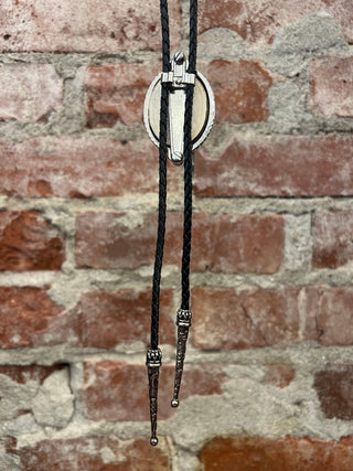 Violet Stone Bolo Tie