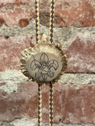 Fleur De Lis Bolo Tie