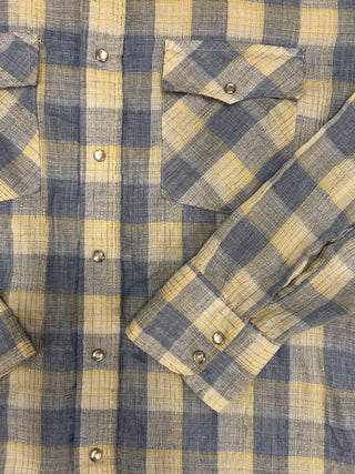 Vintage Men’s Towncraft Snap Up Shirt Size Large