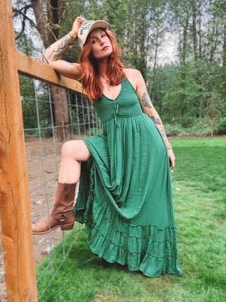 Sunday Halter Maxi Dress
