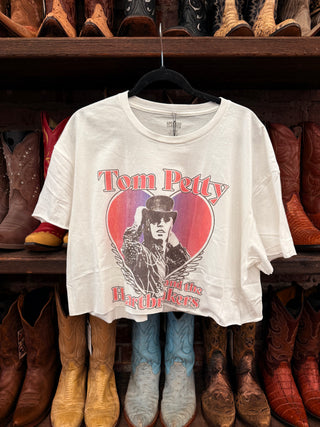 Chop Shop Tom Petty Cropped Tee