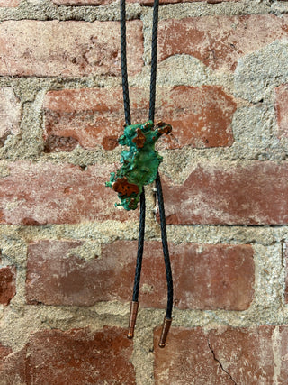 Oxidized Copper Bolo Tie