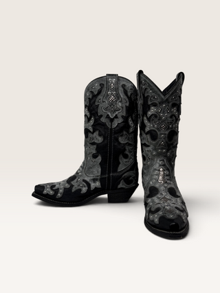 Rockin’ Country Cowboy Boots Size W 7.5