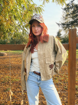 Badlands Sherpa-Collar Denim Jacket