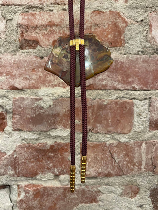 Rainbow Jasper Bolo Tie