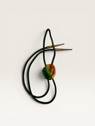 Polychrome Jasper Vintage Bolo Tie