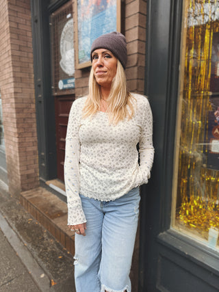 Just A Girl Floral Top