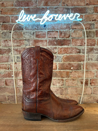 Dan Post Genuine Lizard Men's Cowboy Boots Size 12