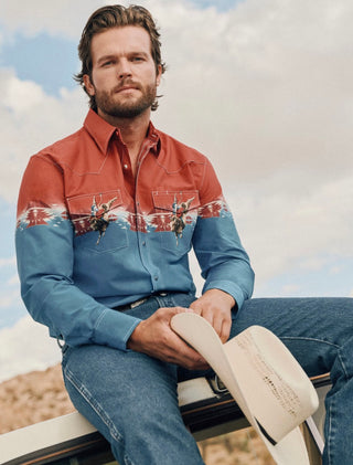 Wrangler Checotah Dress Western Long Sleeve Shirt