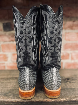 Los Altos Genuine Stingray Cowboy Boots Men's Size 8.5 / Women's Size 10