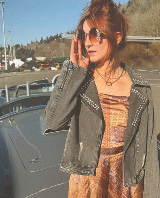 Silver Bullet Studded Moto Jacket