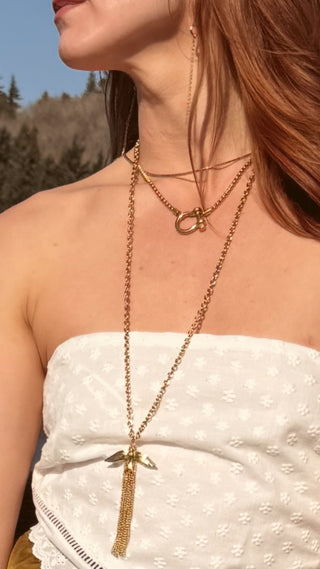 18k Live Free Necklace