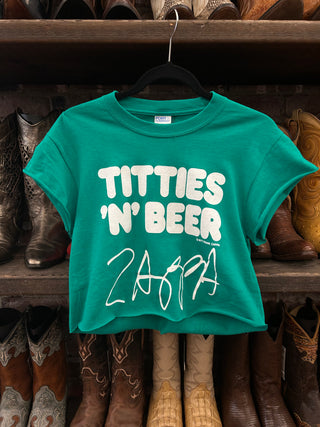 Chop Shop Frank Zappa '77 Cropped Tee