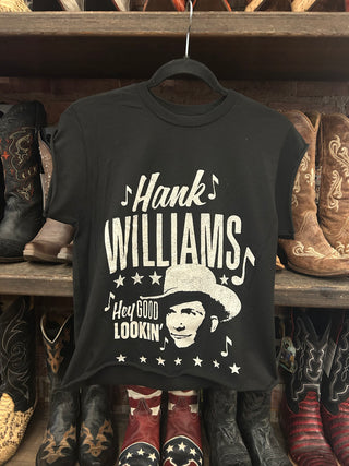 Chop Shop Hank Williams Crop Top T-shirt