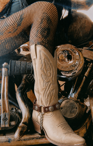 Buffalo Nickel Boot Harness Chain