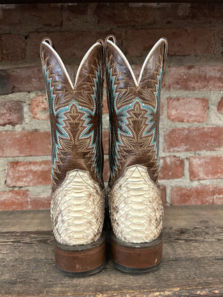Dan Post Genuine Snake Cowboy Boots Size 7.5